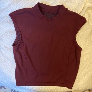 Lululemon Mock Neck Crop Top size 4